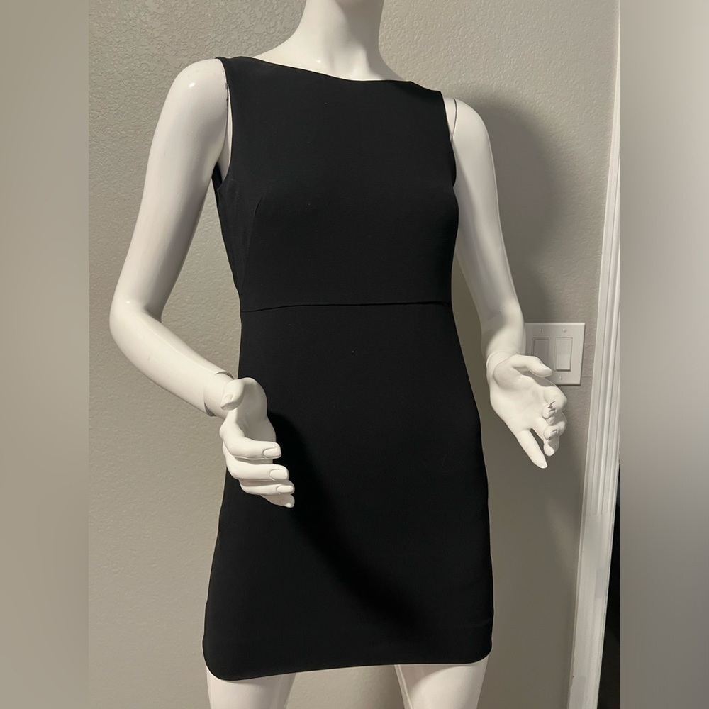 Alexander Wang Black Open Back Mini Dress size 0 - Picture 2 of 11